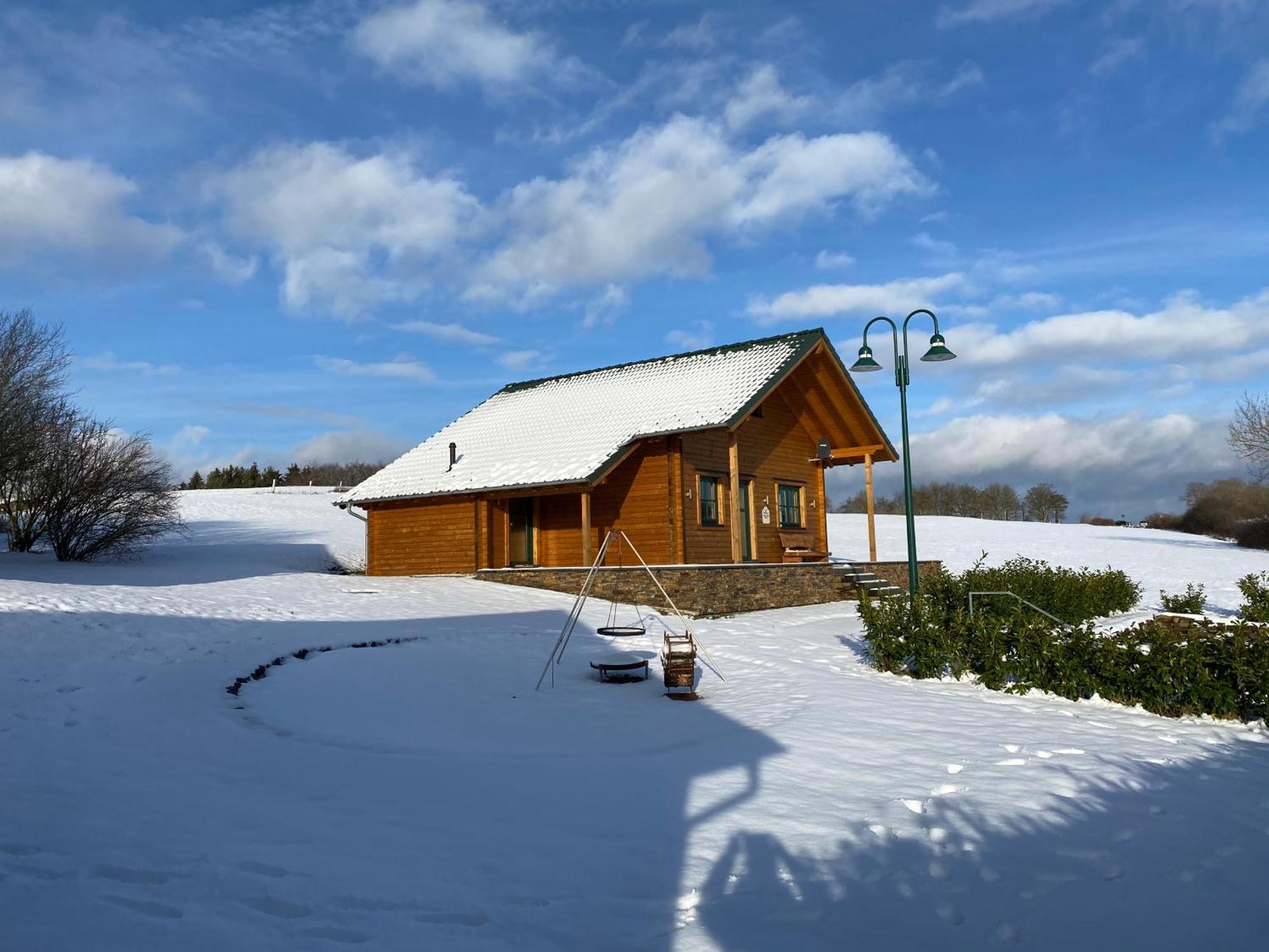 Holzhaus Onkel Fritz Mit Sauna Und Whirlwanne Esch  Dış mekan fotoğraf