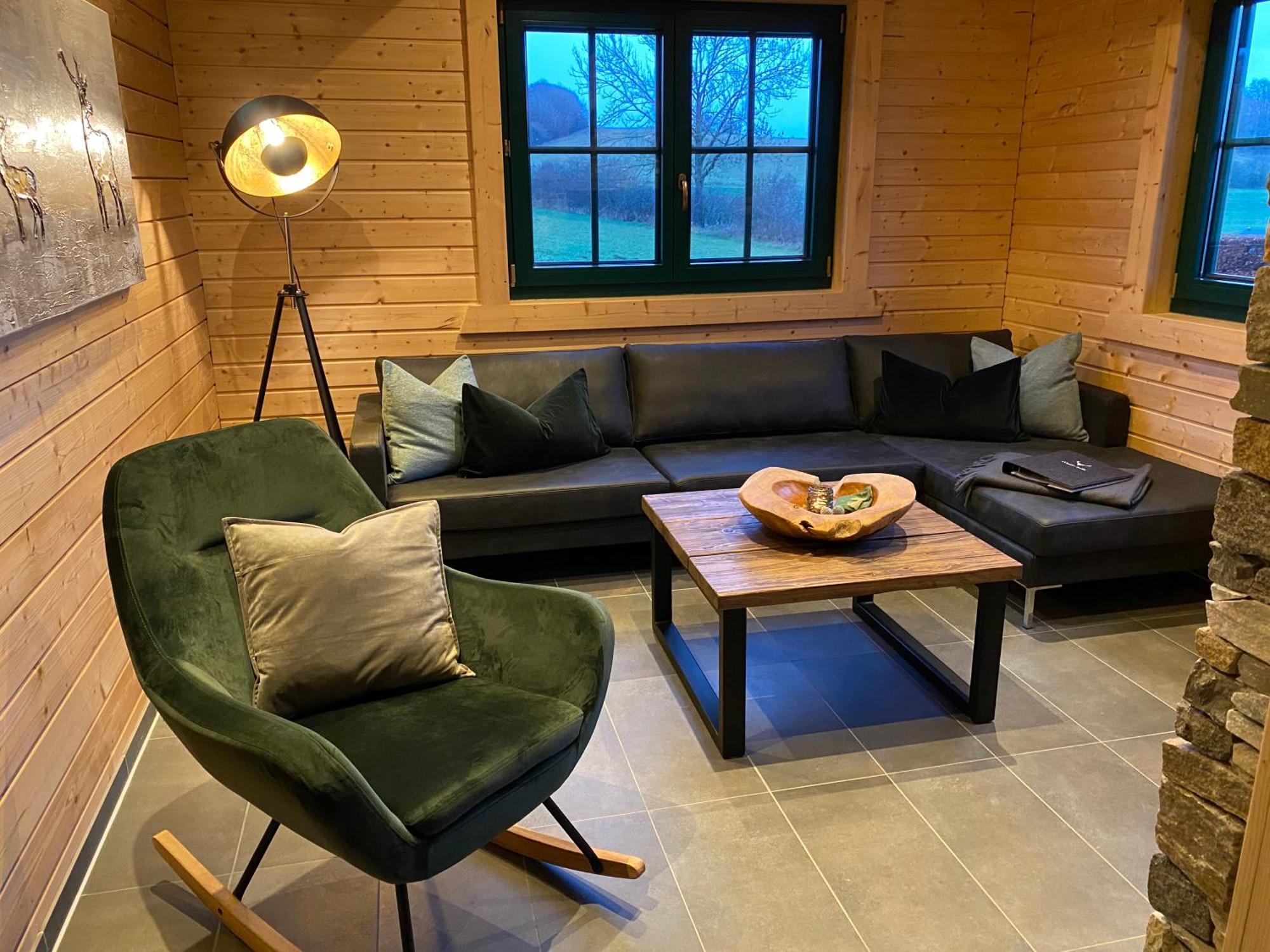 Holzhaus Onkel Fritz Mit Sauna Und Whirlwanne Esch  Dış mekan fotoğraf